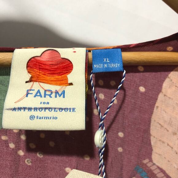 Anthropologie X Farm Rio Wrap Jumpsuit Multicolor Size XL - Picture 9 of 12